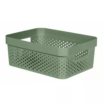 CURVER Infinity Recycled Box 11L 36x27x14cm zaļa
