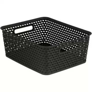 Curver Your Style M glabāšanas grozs 35x30x13 cm tumši brūns salokāms kraujams 13,7L