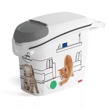 CURVER Pets Life barības uzglabāšanas konteiners suņiem un kaķiem 6 kg 15 L 23x50x36 cm