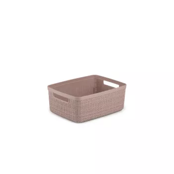 CURVER Jūtas glabāšanas grozs S 5L 27x20x11cm Rozā - Dabīgo jūtas šķiedru grozs