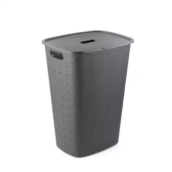 CURVER Softex veļas kaste 56L tumši pelēka 42 x 31.6 x 60 cm