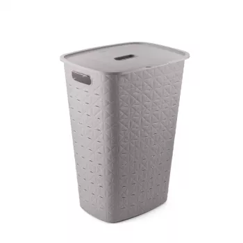 Curver Softex 56L veļas kaste pelēki brūnā