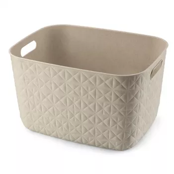 CURVER Softex liela uzglabāšanas groza 19L Chalk White