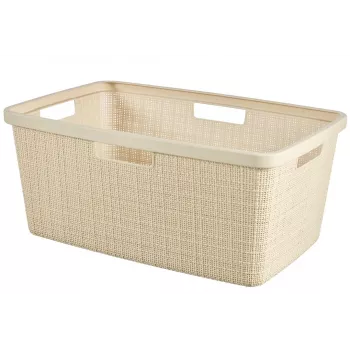 CURVER veļas grozs Jute 46L 59x39x26cm Cream