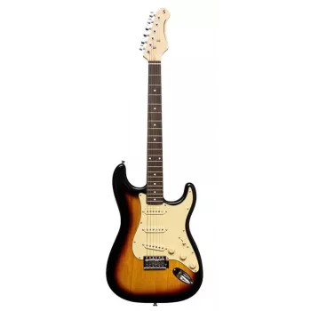 Stagg SES-30 SNB elektriskā ģitāra - Sunburst