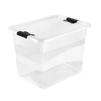 keeeper Crystalbox Cornelia uzglabāšanas kaste ar vāku, 24 L, caurspīdīga, 39,5 x 29,5 x 30 cm