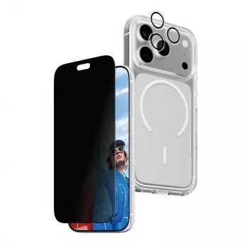 PanzerGlass PG PGC Privacy Flagship 3-in-1 komplekts iPhone 18 Pro