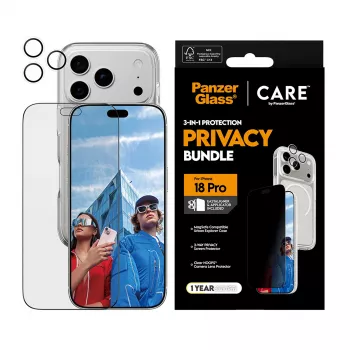 PanzerGlass PG PGC Privacy Flagship 3-in-1 komplekts iPhone 18 Pro