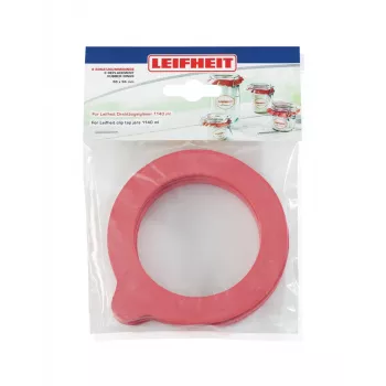 LEIFHEIT rezerves gumijas blīvgredzeni 6 gab. 68x94 mm hermētiski noslēdzamiem 1140 ml traukiem