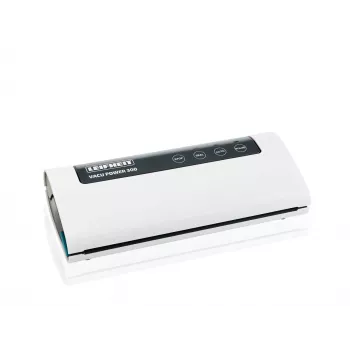 LEIFHEIT Vacu Power 300 vakuuma iepakojuma iekārta - 120W, -0,8 bar, 9L/min, automātiskais un manuālais režīms, balta/sudraba