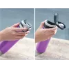 LEIFHEIT Thermos Flip 600 ml purpura vakuumā izolēta nerūsējošā tērauda pudele