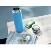 LEIFHEIT Thermos Flip 600ml gaiši zila vakuuma termoss no nerūsējošā tērauda