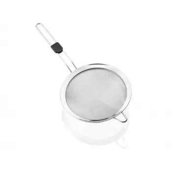 LEIFHEIT ProLine siets Ø20 cm nerūsējošā tērauda smalkais siets ar ergonomisku rokturi, mazgājams trauku mazgājamajā mašīnā, cilpa pakarināšanai, atbalsta āķis