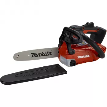 Makita DUC258Z02 bezvada ķēdes zāģis 18V Brushless 25cm Signal Red (tikai korpuss)