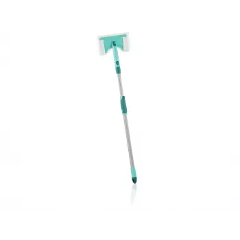 LEIFHEIT Flīžu un vannas istabas birste ar teleskopisku rokturi 93-150 cm Bath Cleaner Micro Duo