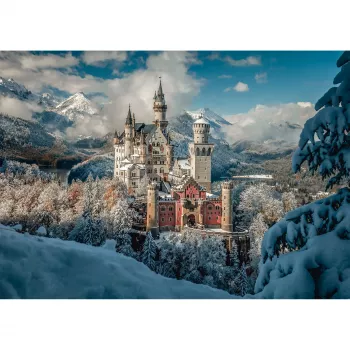 Schmidt Spiele Winterliches Schloss Neuschwanstein 1000 detaļu puzle