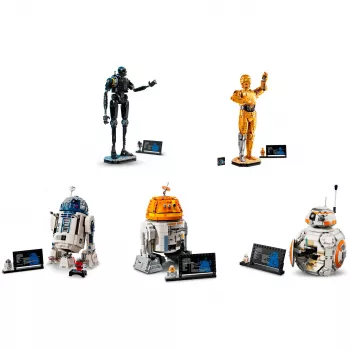 LEGO Star Wars Droid Bundle (BB-8, R2-D2, BB-9E) ar lietotni vadāmi roboti
