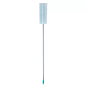 LEIFHEIT POWER CLEAN M Micro Duo plakanā mopa ar teleskopisku rokturi, 33cm, zaļa/balta/pelēka