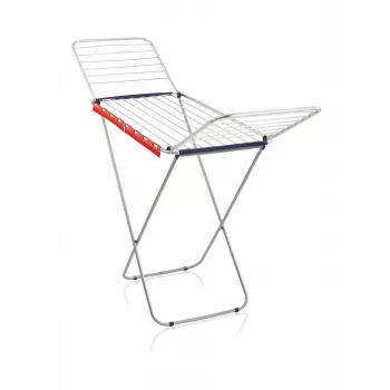 LEIFHEIT Classic Tumble Dryer Siena 200 Easy Aluminium - 20 m spārnu tipa drēbju žāvētājs, sudraba/pelēks