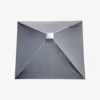 LEIFHEIT Roof LinoProtect 400 rotējošais veļas žāvētājs ar aizsargjumiņu, 40 m žāvēšanas garums, 4 auklas, alumīnija rāmis, sudraba/pelēks