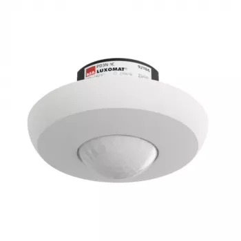 BEG 92186 Griestu PIR kustības sensors PD3-UP-1C RAL9010, 1 kanāls, iestrādājams, tīri balts