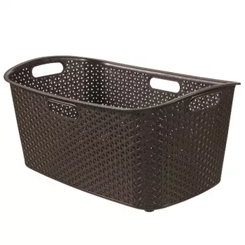 CURVER My Style veļas grozs 47L tumši brūns 60x39x28cm