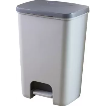 CURVER Pedal Bucket Essentials 40L peldu spainis, pelēks/tumši pelēks