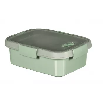 CURVER pusdienu trauks taisnstūra 1L Smart Eco To Go 20x15x7cm Soft Green