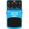 Behringer TM300 Tube Amp Modeler efektu pedālis elektriskajai ģitārai, zils/melns