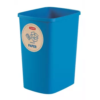 Curver Deco Flip Bin atkritumu šķirošanas konteineru komplekts 3x10L zils zaļš dzeltens