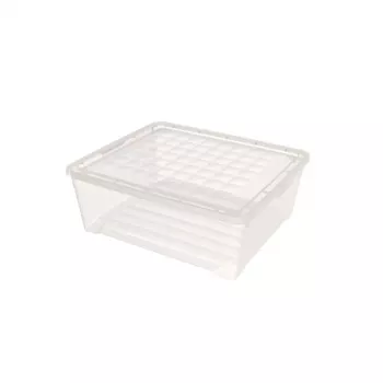 CURVER tekstilizturīgā kaste ar vāku, 10L, caurspīdīga, 34,2 x 29,7 x 12,5 cm