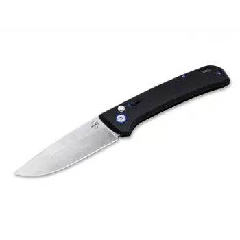 Böker Plus FRND Silver salokāms nazis D2 tērauds Frame Lock EDC