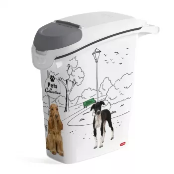 CURVER Pets Life suņu barības uzglabāšanas konteiners 10kg 23L hermētisks plastmasas