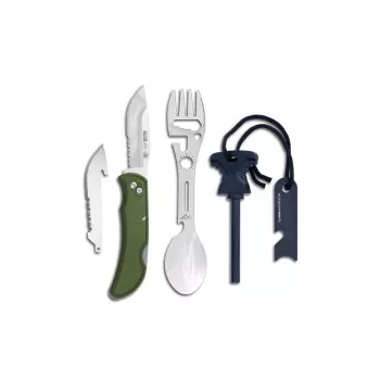 Outdoor Edge RazorEDC Lite 300 Combo Pack salokāms nazis ar 6 maināmiem asmeņiem