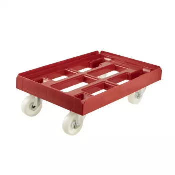 keeeper Rolf ratiņi transporta kastēm un groziem 61x41x19 cm sarkani