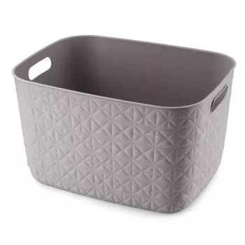 Curver Softex L uzglabāšanas grozs 19L pelēkbrūns 37.9x29.2x22.1cm