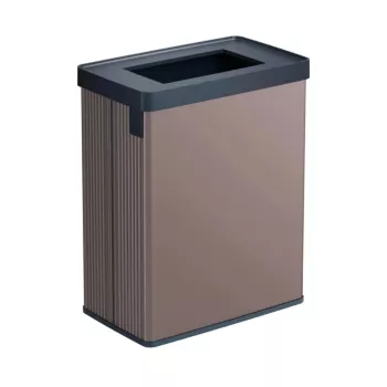 CURVER Verto Recycle taisnstūra metālisks atkritumu tvertne 54L pērļu rozā