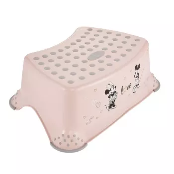 keeeper Step Bench Tomek Minnie Mouse, 40,5 x 28,5 x 14 cm, rozā, 120 kg, neslīdoša