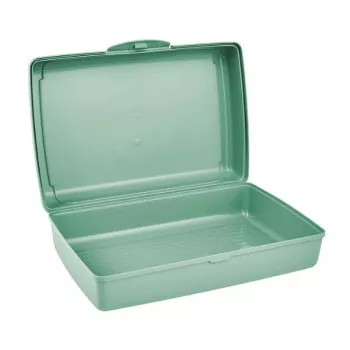 KEEEPER click-box maxi 3.7L pārtikas uzglabāšanas trauks Luca, zaļš, taisnstūrveida, hermētisks un necaurlaidīgs