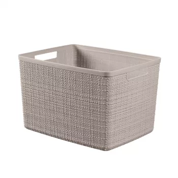 CURVER Jūtas pinuma grozs L 20L 36x28x23cm Bēšs