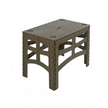 keeeper saliekamais āra galds Timo L 70x45x55 cm olīvu, slodzes izturība 80 kg
