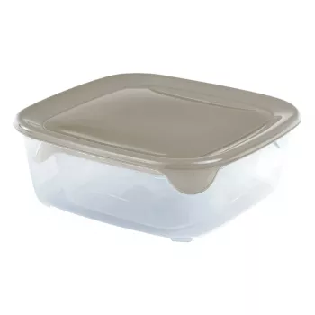 CURVER Fresh&Go pārtikas trauku komplekts 3 gab. Taisnstūra 0,25L + 0,8L + 1,7L Bēšs