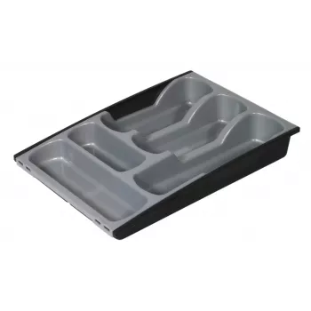 CURVER Modulo Nature taisnstūra servēšanas paplāte 42x30x6.4 cm Slate Black