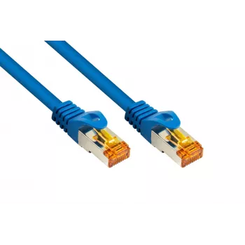KABELMEISTER Cat.7 S/FTP tīkla kabelis, RJ45, TPE bez halogēniem, zils, 1m