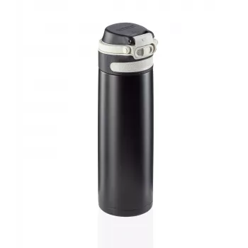 LEIFHEIT Thermo Flip 600ml melna termokrūze