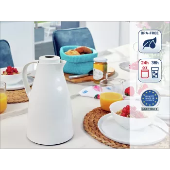 LEIFHEIT Thermos Harmonic White vakuuma termoss, 1 L