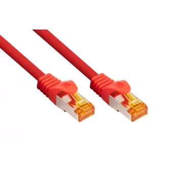 KABELMEISTER Cat.7 RJ45 tīkla kabelis, S/FTP, 2m, sarkans, bez halogēniem TPE apvalks, 10 Gbps