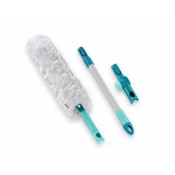 LEIFHEIT Superduster XL Pro Reach komplekts – 56 cm elektrostatiskā putekļu slotiņa ar 43 cm rokturi