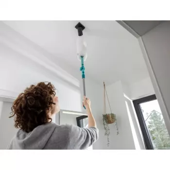 LEIFHEIT Superduster XL Pro Reach komplekts – 56 cm elektrostatiskā putekļu slotiņa ar 43 cm rokturi