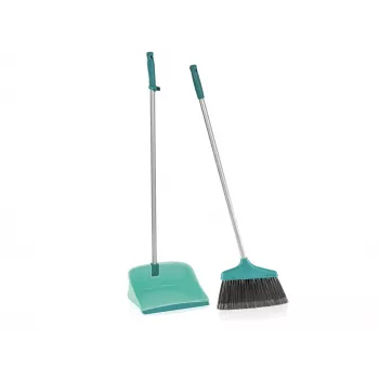 LEIFHEIT grīdas tīrīšanas komplekts ar garu rokturi, 120 cm, balts/tirkizz